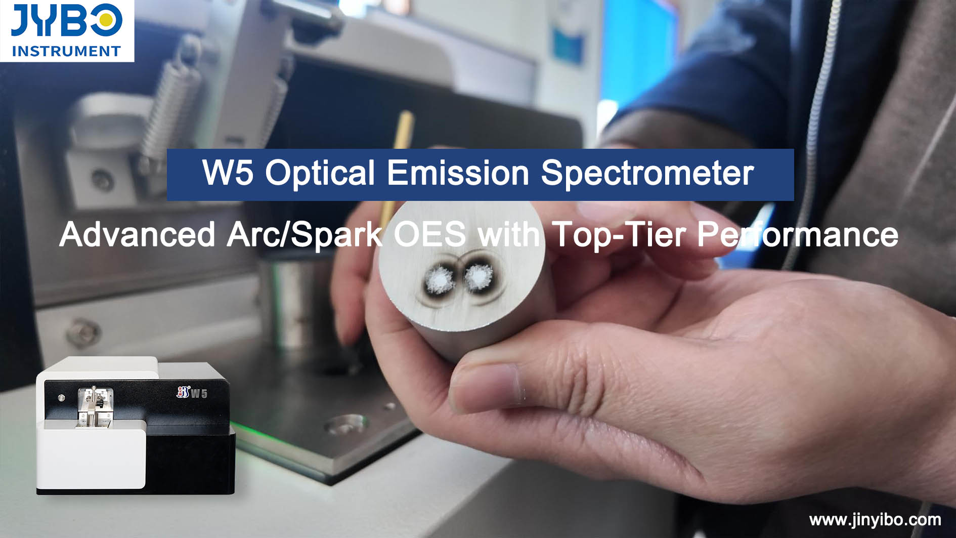 O espectrômetro de emissão óptica W5 é o mais avançado Arc/Spark-OES com desempenho excepcional.