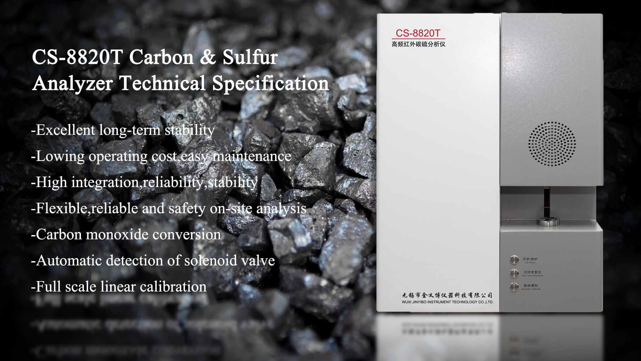 Analisador de Carbono e Enxofre CS-8800T - Breve Introdução