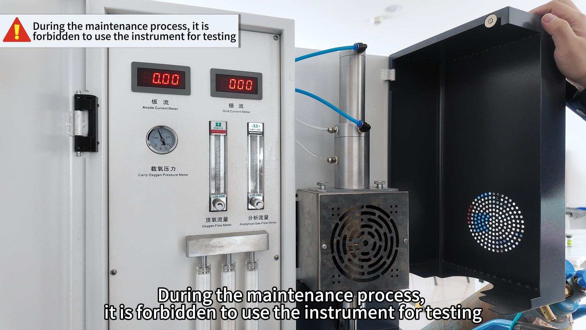 Analisador de Carbono e Enxofre (Análise Elementar) - Ajuste do Medidor de Fluxo de Gás Analítico