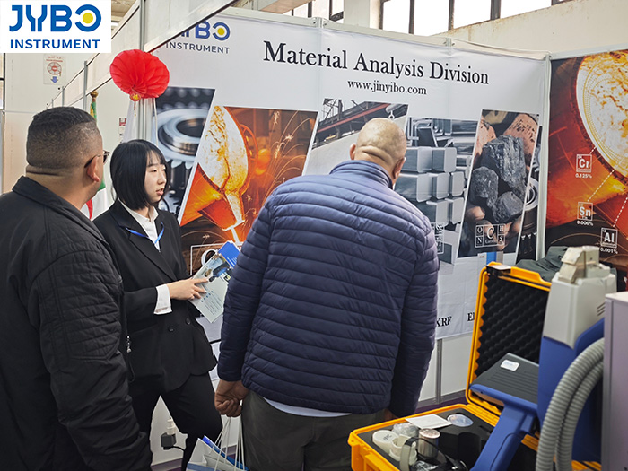 A Jinyibo Instrument brilha na Metal Steel & Mining Expo 2026 com consultorias de produtos populares.